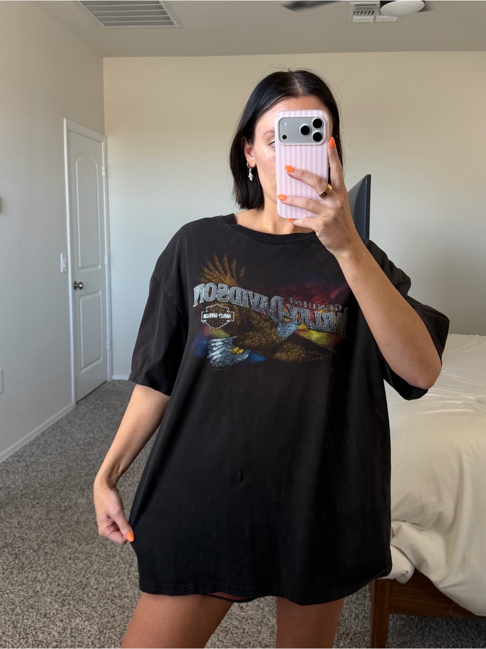 Harley Davidson graphic tee 2008